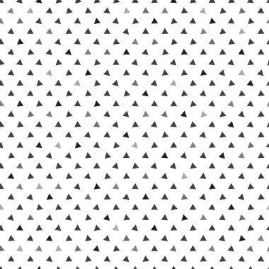 Beyaz bir arka plan üzerinde rastgele gri üçgen ile Seamless Modeli