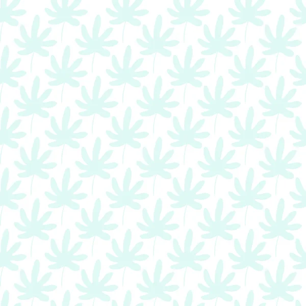 用大麻叶提取无缝图案 纺织品 包装材料 数码纸的设计 — 图库矢量图片