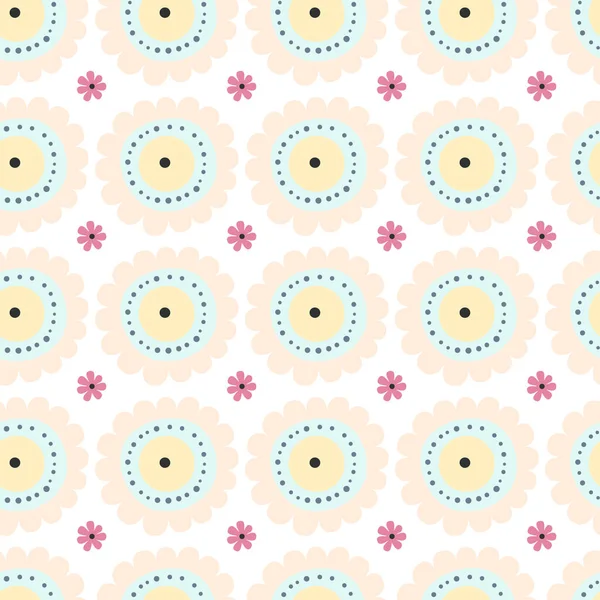 Trendiges Florales Nahtloses Muster Design Für Stoff Textil Verpackung Digitales — Stockvektor