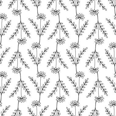 Çiçek desenli karalama. Tıbbi şifalı bitkiler.