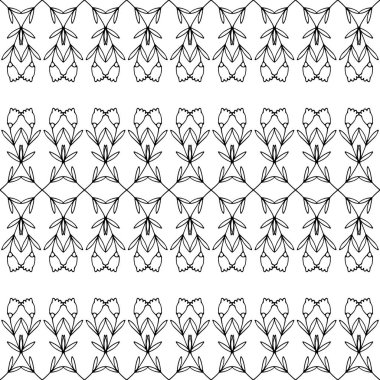 Elle çizilmiş kır çiçekleri. Vahşi çiçek elementleriyle kusursuz desen