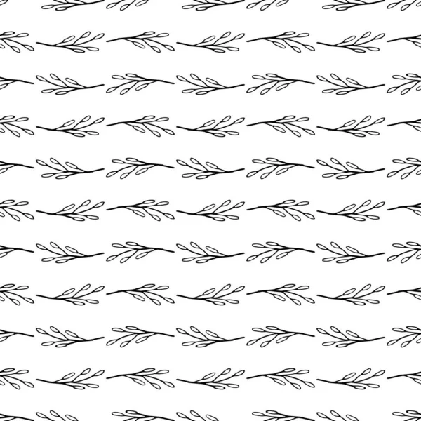 Yapraklı siyah mürekkep dokusu