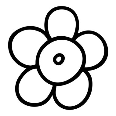 Çiçek hattı sanat logosu elementi. Tasarım davetiyesi, düğün kartı, sevgililer günü için dekorasyon ögesi.