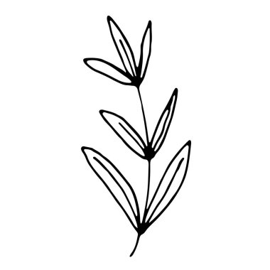 Vektör çizimi çizimi. Basit bir karalama ikonu. Sosyal ağlar, web, reklamcılık için tasarım