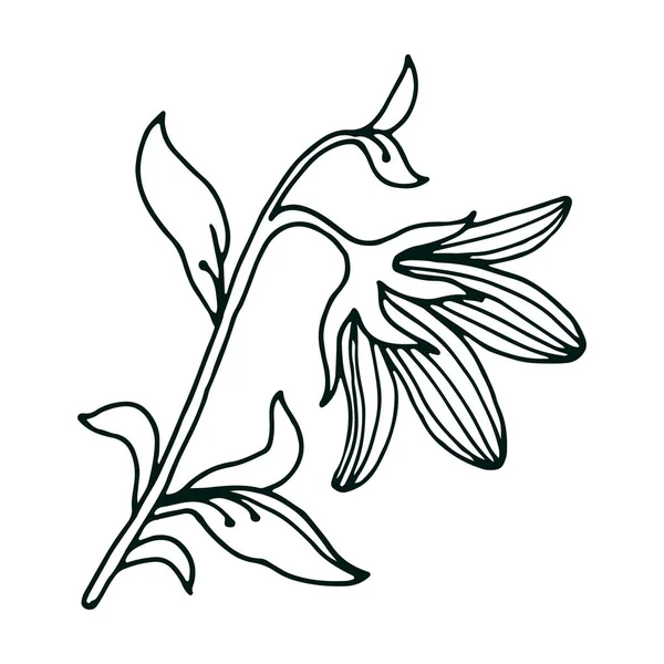 Çiçek hattı sanat logosu ögesi