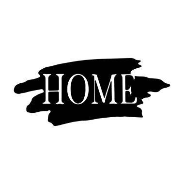 Fırça darbelerine el çizimi harfler. Beyaz üzerine izole edilmiş vektör illüstrasyonu