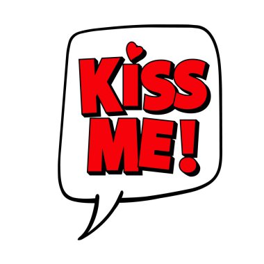 Öp beni, pop sanatı, komik ses efekti