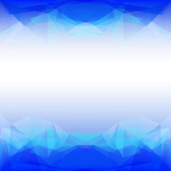 Hintergrund blaue Dreiecke — Stockvektor