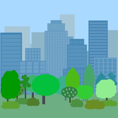 arka plan, ön plan içinde belgili tanımlık geçmiş şehir parkında