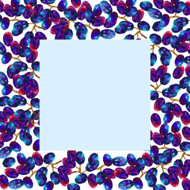 Üzüm, soyut meyve Çerçeve çerçeve,