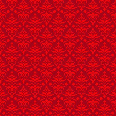 Kırmızı Barok seamless modeli, Kraliyet arka plan