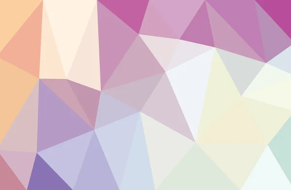 Bajo poli abstracto fondo luz púrpura — Vector de stock