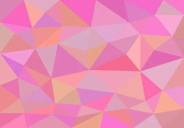 Μικρό αριθμό πολυγώνων πολύγωνο 50 φόντο πενήντα αποχρώσεις απαλά ροζ — Διανυσματικό Αρχείο