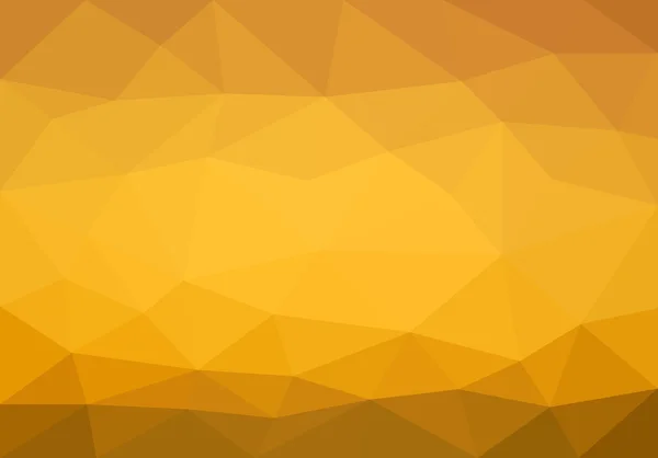 Niedriges Polygon Hintergrund Polygon Gold Gelb Überlauf — Stockvektor