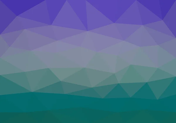 Niedrige Polygon Hintergrund Polygon Unterwassernebel — Stockvektor