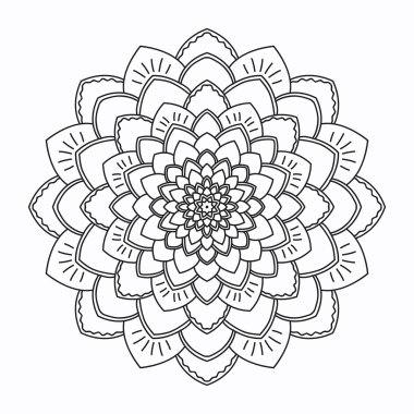 Aster çiçek tasarlamak vektör