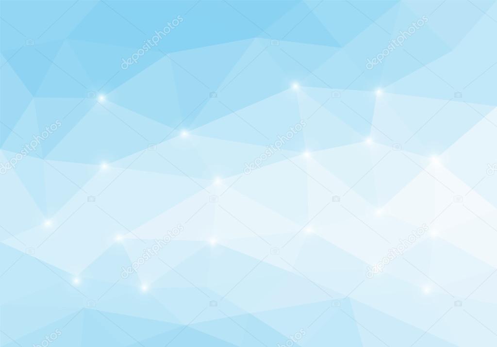 polygon Christmas Background for a card blank blue hue big 2016