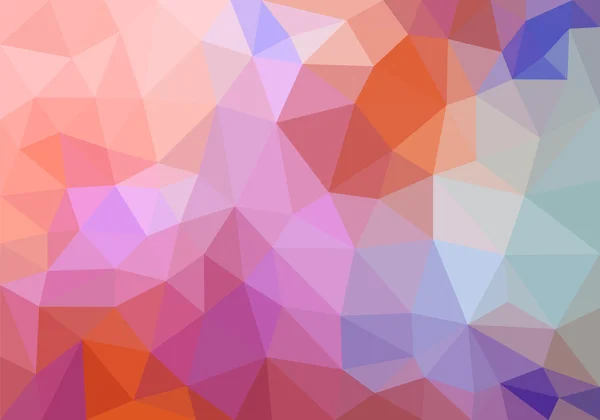 Abstracto vector fondo polígono tierno tono de rosa — Vector de stock