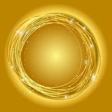 soyut sarmal curl parlak yıldız sarı