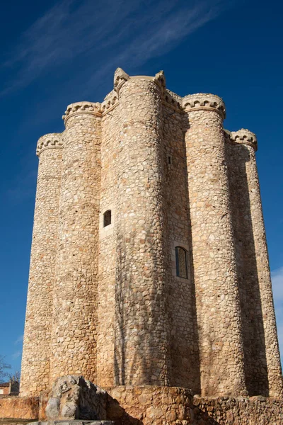 Castillo Fortaleza Villarejo Salvans — Stockfoto