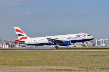 İngiliz havayolları çift motorlu uçak kısa vadede iniş yapmak üzere.