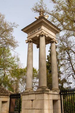 Aranjuez Prensinin bahçesindeki heykeller.