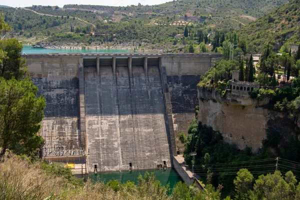 Struktur Bendungan Buenda Cuenca Castilla Mancha Spanyol — Stok Foto