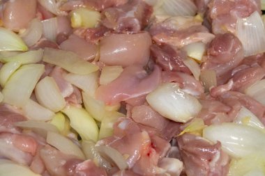 Tavuk ve soğan kızartması, Akdeniz diyeti.