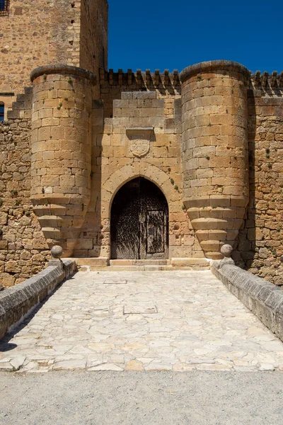 Passage Entrance Bridge Castle Pedraza — Stock Photo, Image