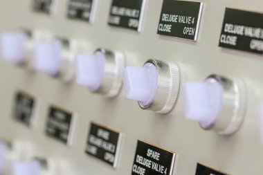 Swicth Tufan Vana kontrolü için açmak yangın söndürme sistemi