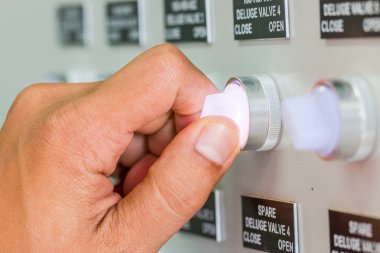 Swicth Tufan Vana kontrolü için açmak yangın söndürme sistemi