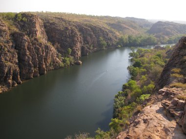 Katherine Gorge üzerinden panoramik görünüm