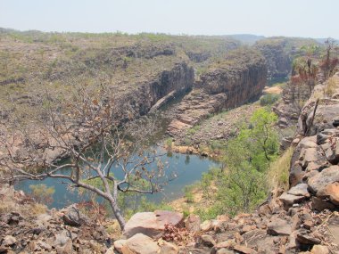 Katherine Gorge üzerinden panoramik görünüm