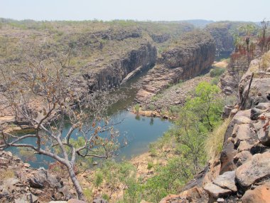Katherine Gorge üzerinden panoramik görünüm