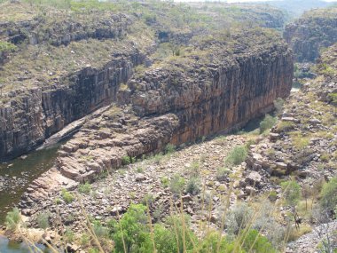 Katherine Gorge üzerinden panoramik görünüm