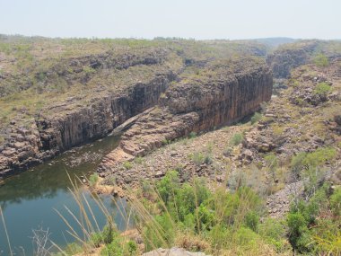 Katherine Gorge üzerinden panoramik görünüm