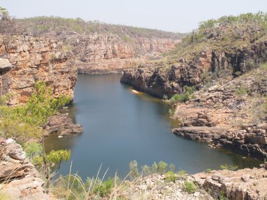 Katherine Gorge üzerinden panoramik görünüm