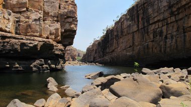 Katherine Gorge üzerinden panoramik görünüm