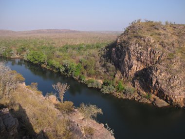 Katherine Gorge üzerinden panoramik görünüm