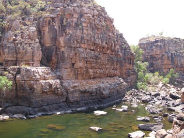 Katherine Gorge üzerinden panoramik görünüm