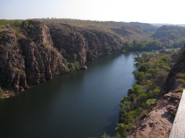Katherine Gorge üzerinden panoramik görünüm