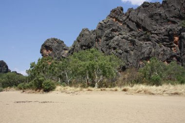 windjana gorge, gibb nehir, kimberley, Batı Avustralya