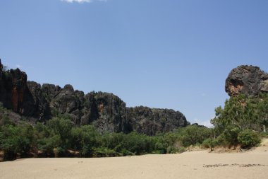 windjana gorge, gibb nehir, kimberley, Batı Avustralya