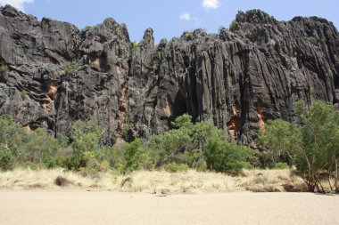 windjana gorge, gibb nehir, kimberley, Batı Avustralya