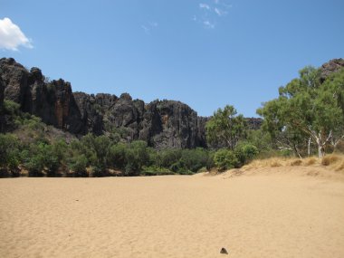 windjana gorge, gibb nehir, kimberley, Batı Avustralya