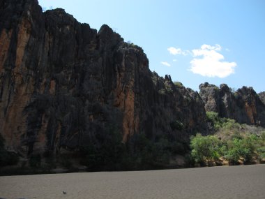 windjana gorge, gibb nehir, kimberley, Batı Avustralya