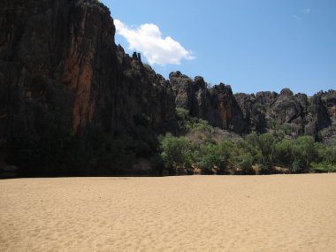 windjana gorge, gibb nehir, kimberley, Batı Avustralya