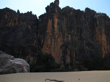 windjana gorge, gibb nehir, kimberley, Batı Avustralya