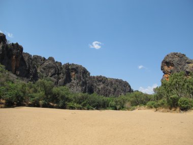 windjana gorge, gibb nehir, kimberley, Batı Avustralya