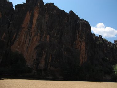 windjana gorge, gibb nehir, kimberley, Batı Avustralya
